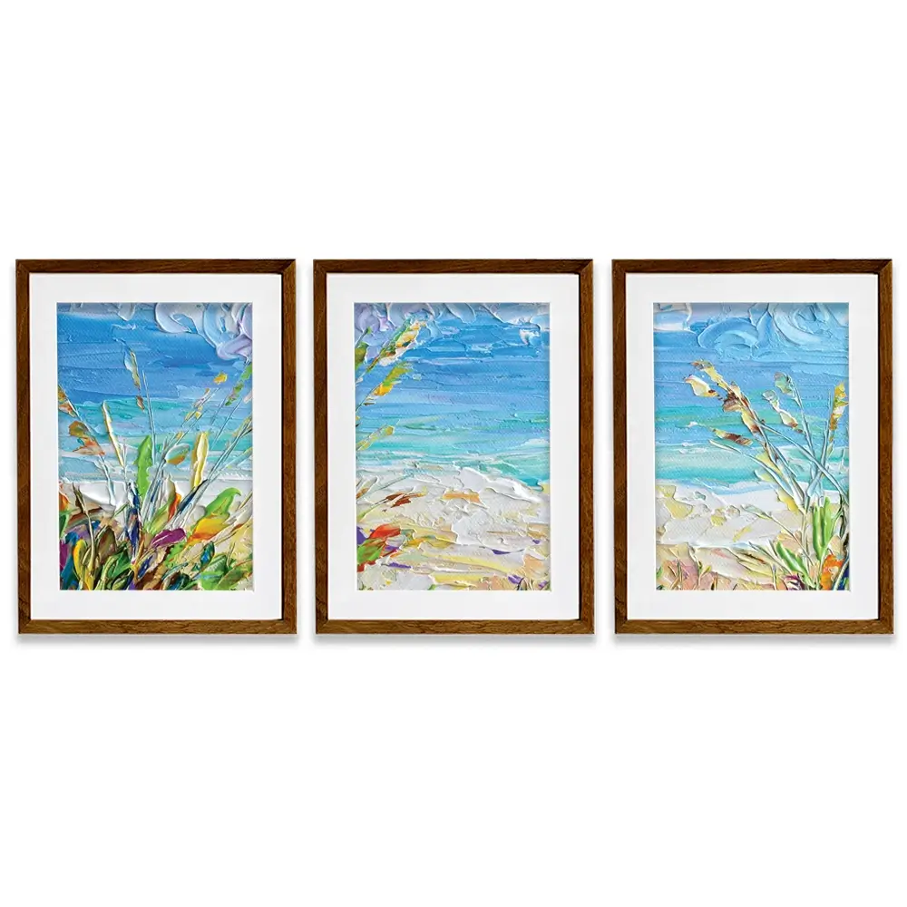 Sunny Day Framed Art Print Trio Sunny Day Framed Art Print Trio wall art product Olga Tkachyk
