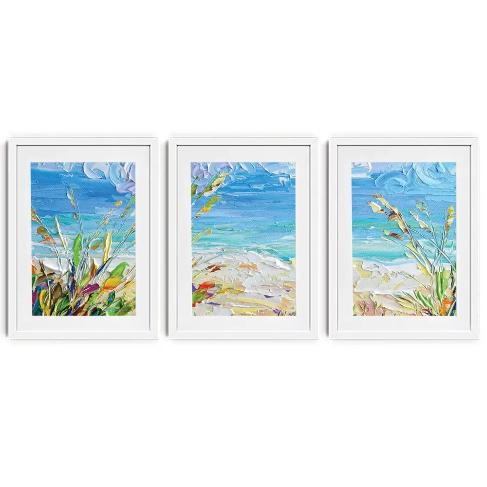 Sunny Day Framed Art Print Trio Sunny Day Framed Art Print Trio wall art product Olga Tkachyk