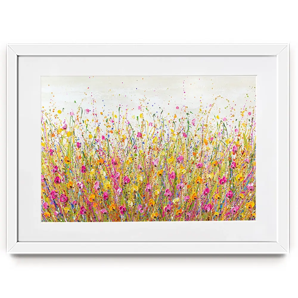 Sunny Meadow Framed Art Print Sunny Meadow Framed Art Print wall art product Olga Tkachyk