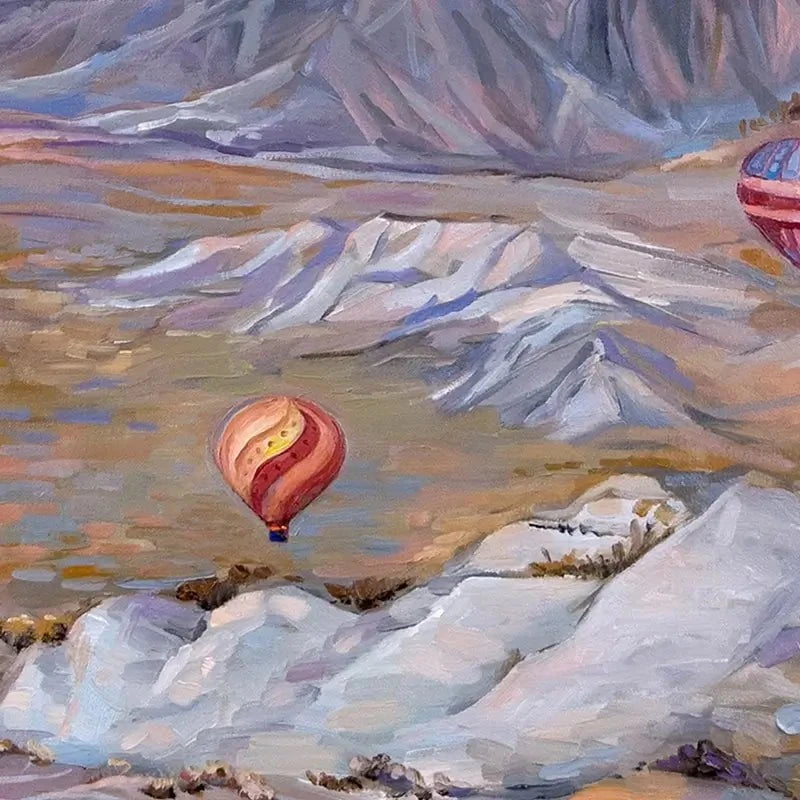 Sunrise Flying In Cappadocia Art Print Sunrise Flying In Cappadocia Art Print wall art product Ekaterina Ermilkina