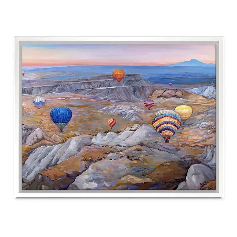 Sunrise Flying In Cappadocia Canvas Print Sunrise Flying In Cappadocia Canvas Print wall art product Ekaterina Ermilkina
