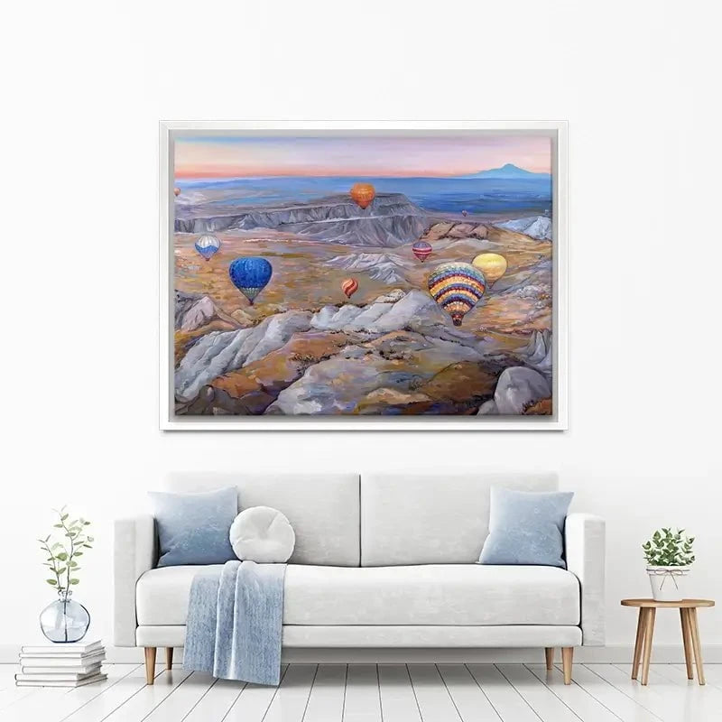 Sunrise Flying In Cappadocia Canvas Print Sunrise Flying In Cappadocia Canvas Print wall art product Ekaterina Ermilkina