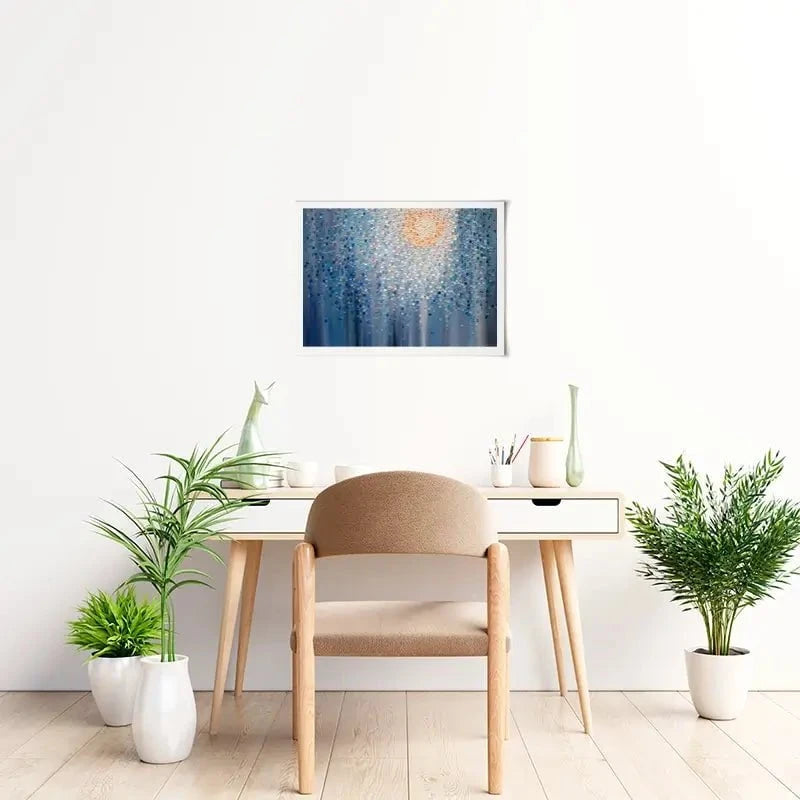 Sunrise Over The City Art Print Sunrise Over The City Art Print wall art product Ekaterina Ermilkina