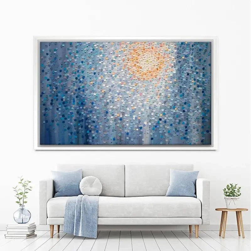 Sunrise Over The City Canvas Print Sunrise Over The City Canvas Print wall art product Ekaterina Ermilkina