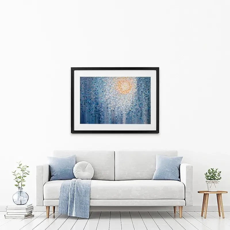 Sunrise Over The City Framed Art Print Sunrise Over The City Framed Art Print wall art product Ekaterina Ermilkina
