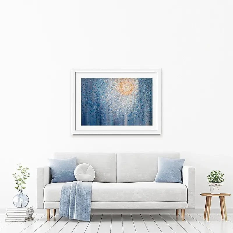 Sunrise Over The City Framed Art Print Sunrise Over The City Framed Art Print wall art product Ekaterina Ermilkina