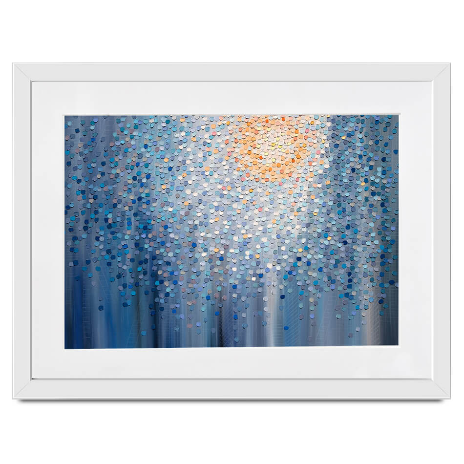Sunrise Over The City Framed Art Print Sunrise Over The City Framed Art Print wall art product Ekaterina Ermilkina