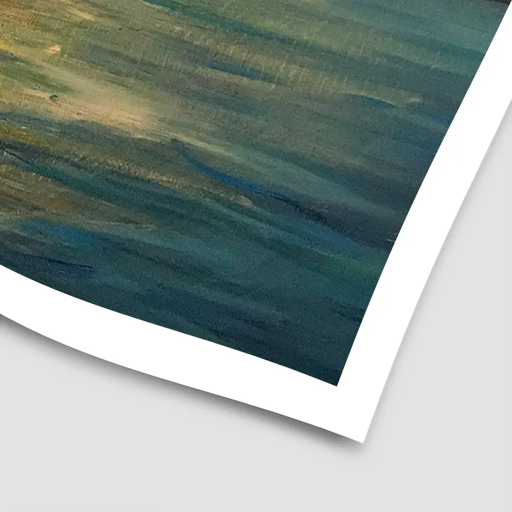 Sunrise Over The Sea Square Art Print Sunrise Over The Sea Square Art Print wall art product OlgaOsa / Shutterstock