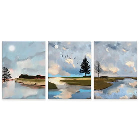 Sunrise To Sunset Trio Canvas Print Sunrise To Sunset Trio Canvas Print wall art product Greatart / Shutterstock