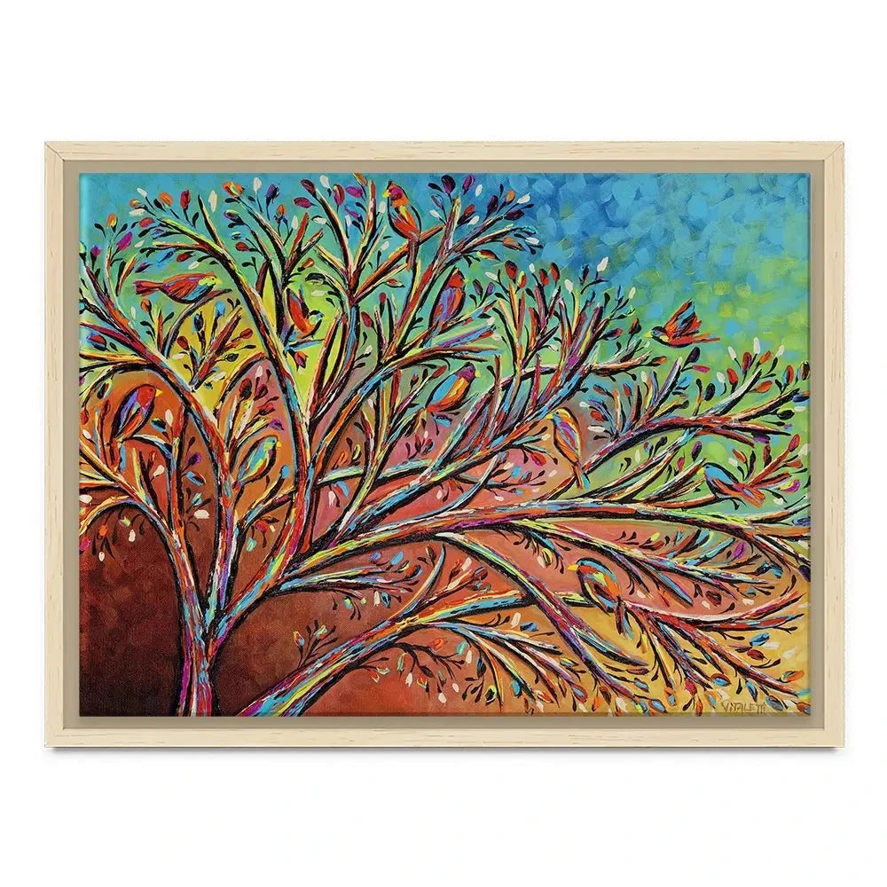 Sunrise Treetop Birds 2 Canvas Print Sunrise Treetop Birds 2 Canvas Print wall art product Carolee Vitaletti