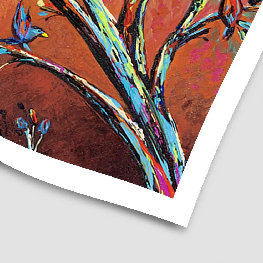 Sunrise Treetop Birds Art Print Sunrise Treetop Birds Art Print wall art product Carolee Vitaletti