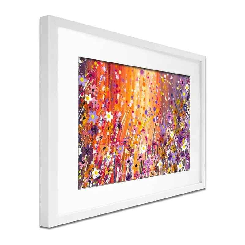 Sunset Chaos Framed Art Print Sunset Chaos Framed Art Print wall art product Emma LC Art