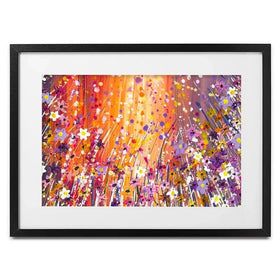 Sunset Chaos Framed Art Print Sunset Chaos Framed Art Print wall art product Emma LC Art