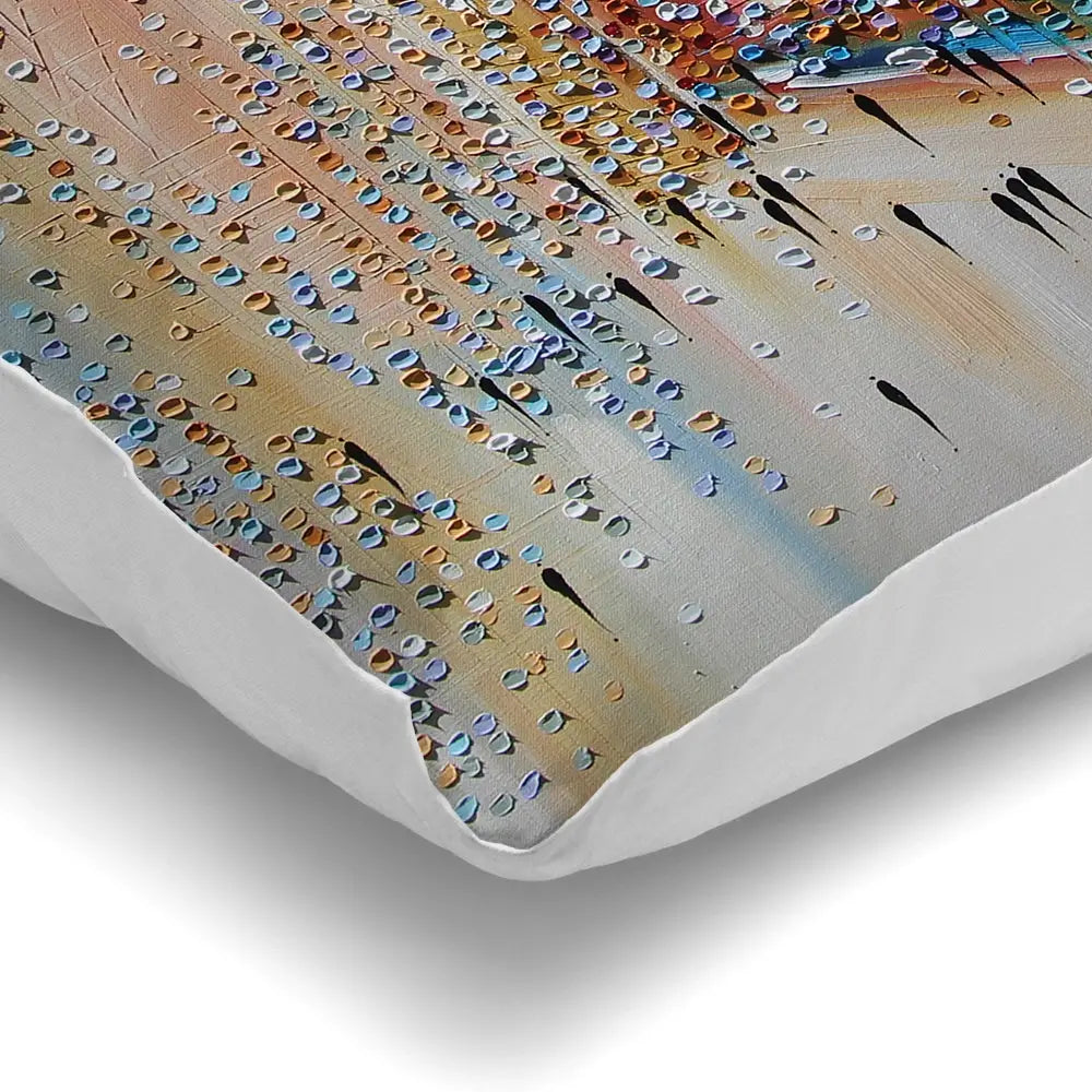 Sunset City Cushion Sunset City Cushion wall art product Ekaterina Ermilkina