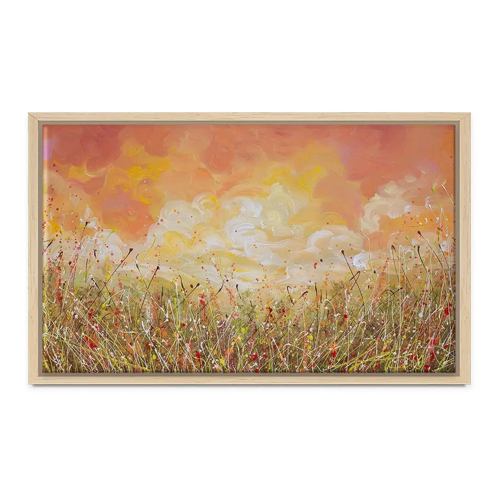 Sunset Clouds Canvas Print Sunset Clouds Canvas Print wall art product Olga Tkachyk