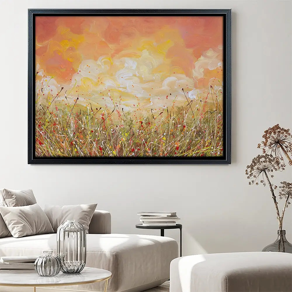 Sunset Clouds Canvas Print Sunset Clouds Canvas Print wall art product Olga Tkachyk