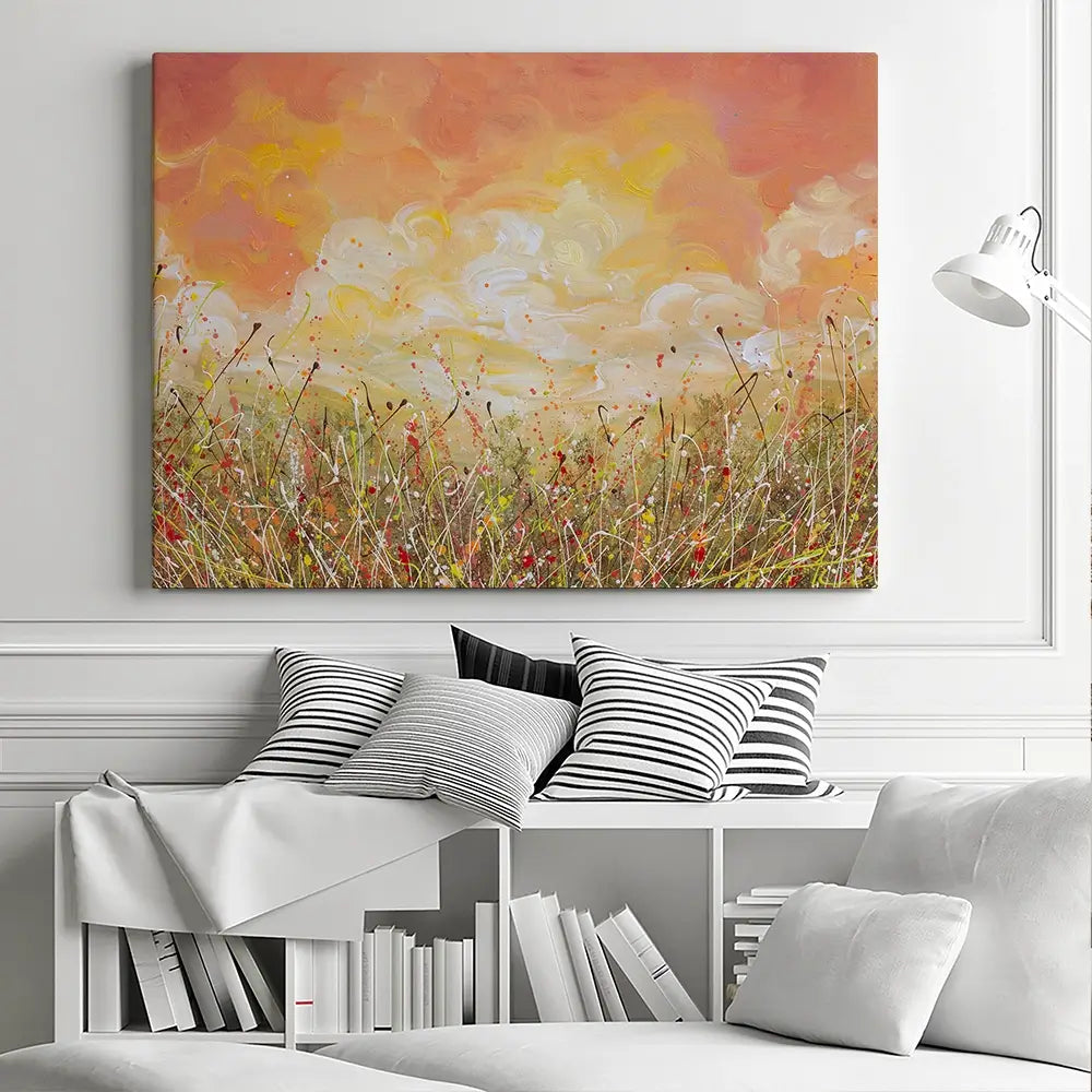 Sunset Clouds Canvas Print Sunset Clouds Canvas Print wall art product Olga Tkachyk