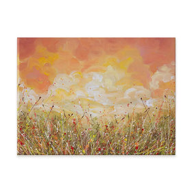 Sunset Clouds Canvas Print Sunset Clouds Canvas Print wall art product Olga Tkachyk