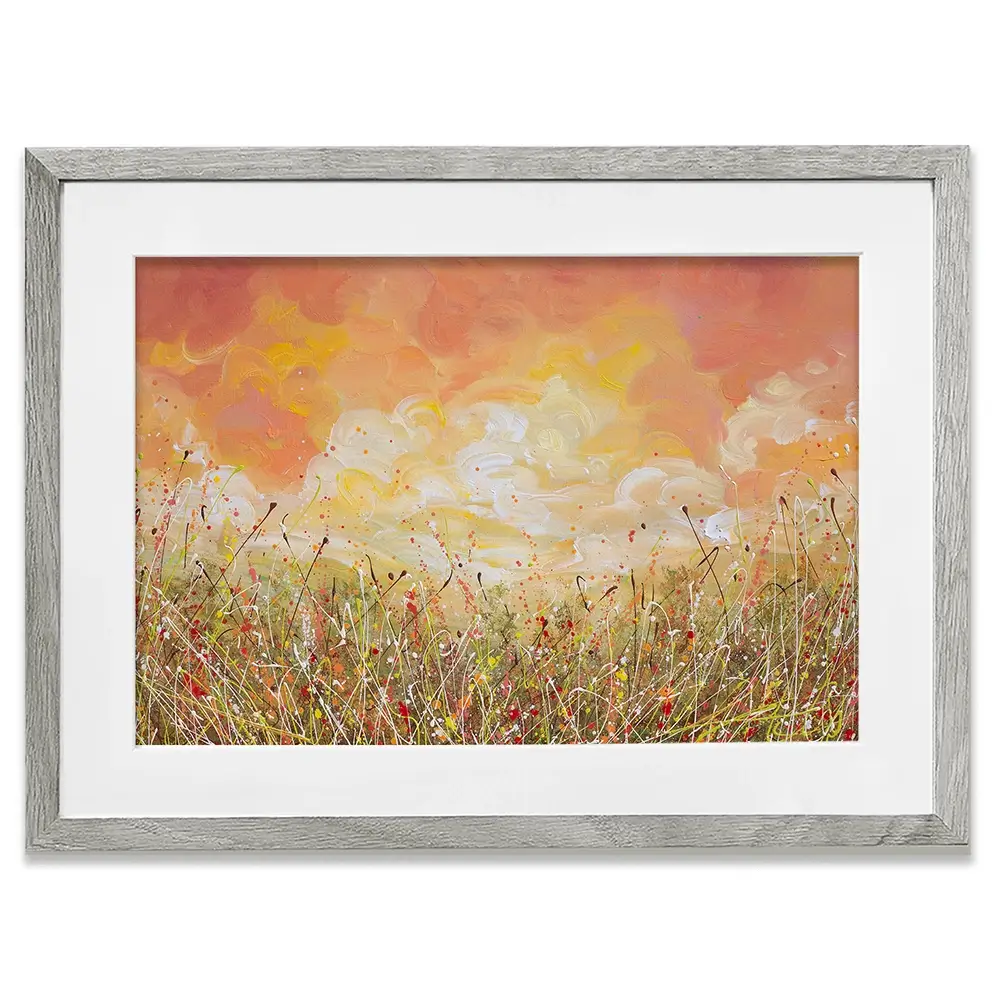 Sunset Clouds Framed Art Print Sunset Clouds Framed Art Print wall art product Olga Tkachyk