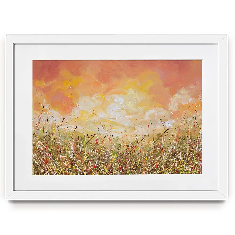 Sunset Clouds Framed Art Print Sunset Clouds Framed Art Print wall art product Olga Tkachyk