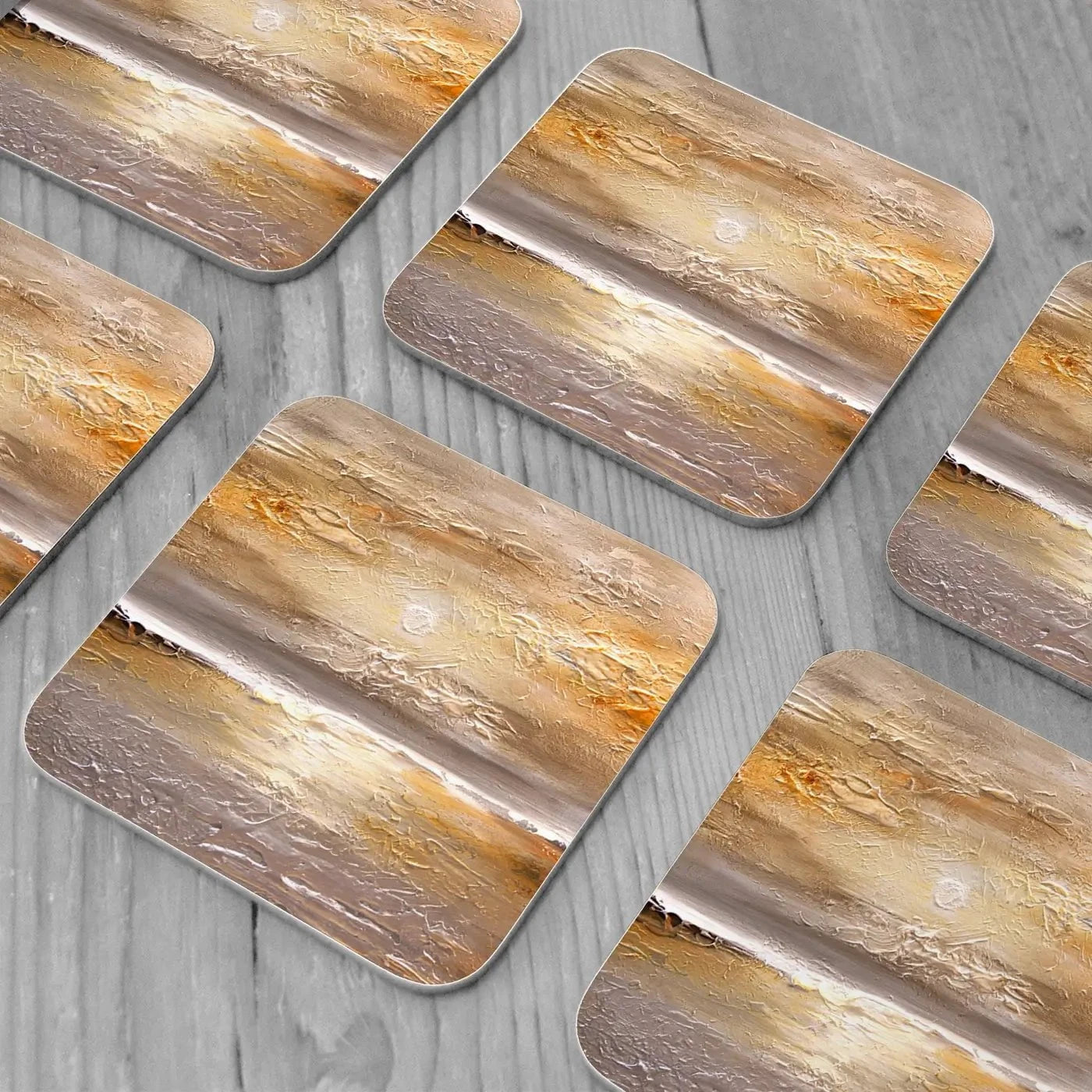 Sunset Coaster Set Sunset Coaster Set | Sunset Art Coasters wall art product Osnat Tzadok