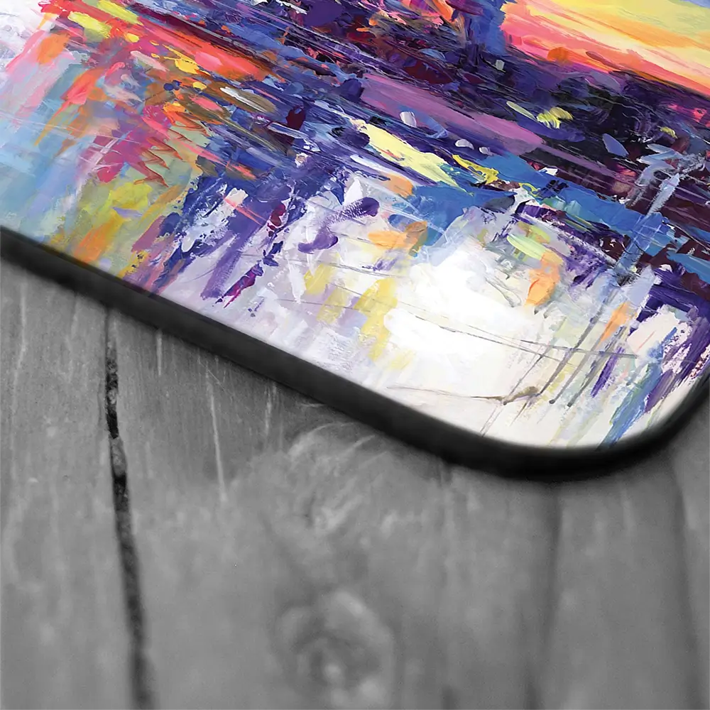 Sunset Eiffel Coaster Set Sunset Eiffel Coaster Set wall art product Leon Devenice