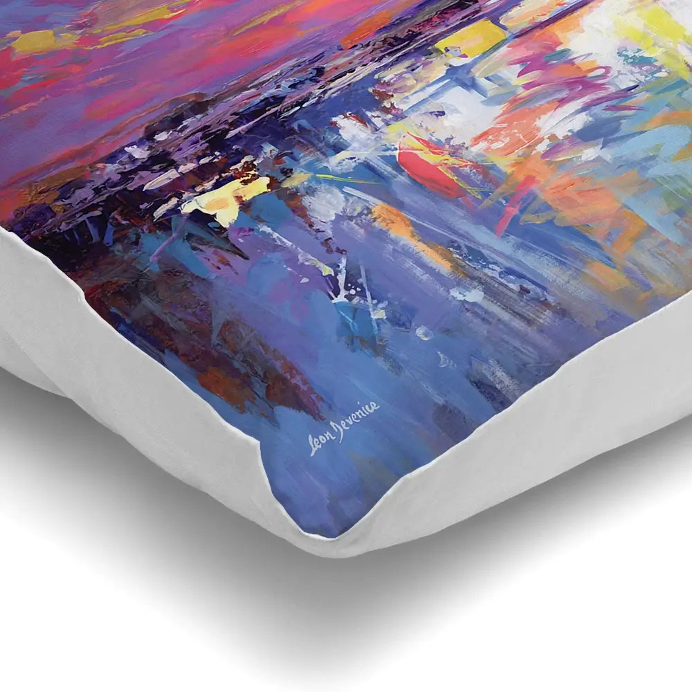 Sunset Eiffel Cushion Sunset Eiffel Cushion wall art product Leon Devenice