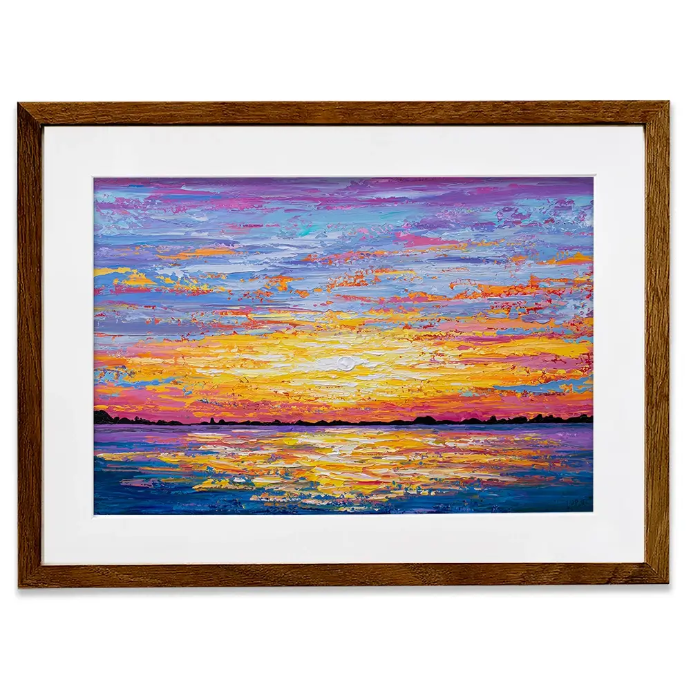 Sunset For Days Framed Art Print Sunset For Days Framed Art Print wall art product Olga Tkachyk