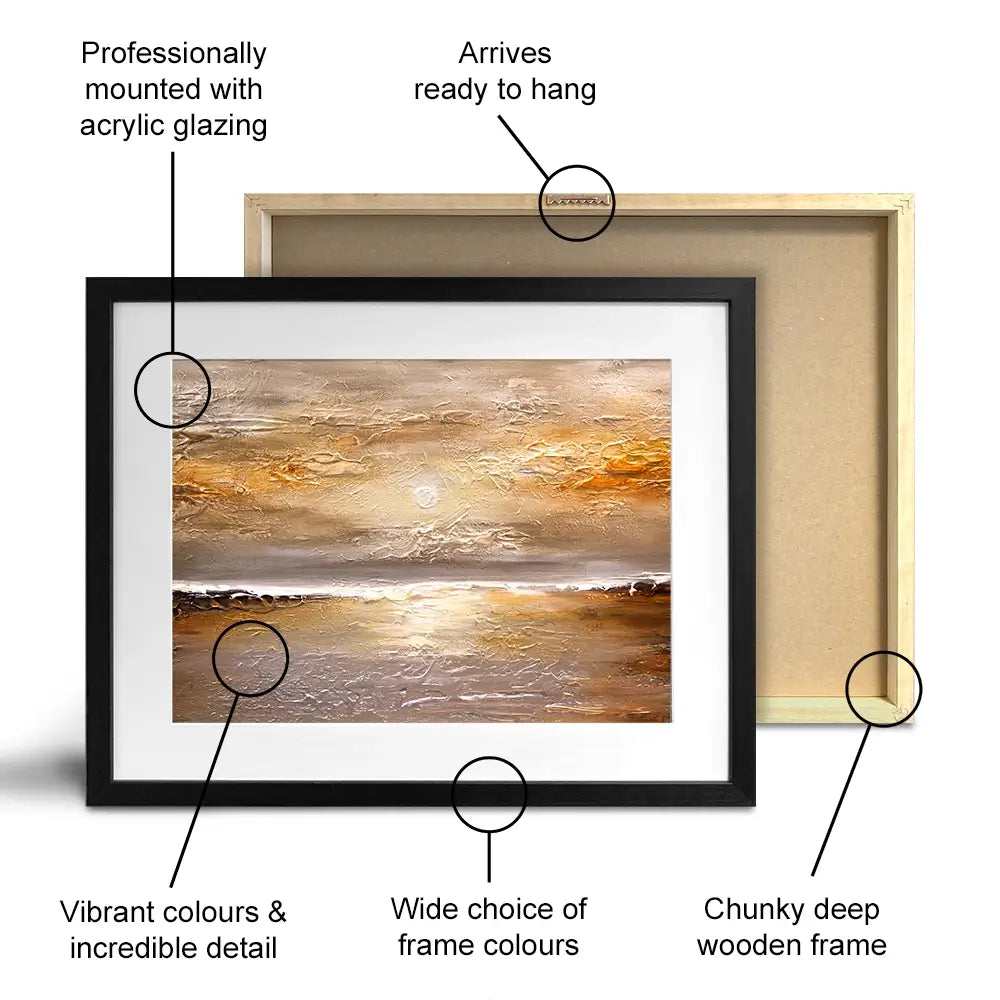Sunset Framed Art Print Sunset Framed Art Print wall art product Osnat Tzadok