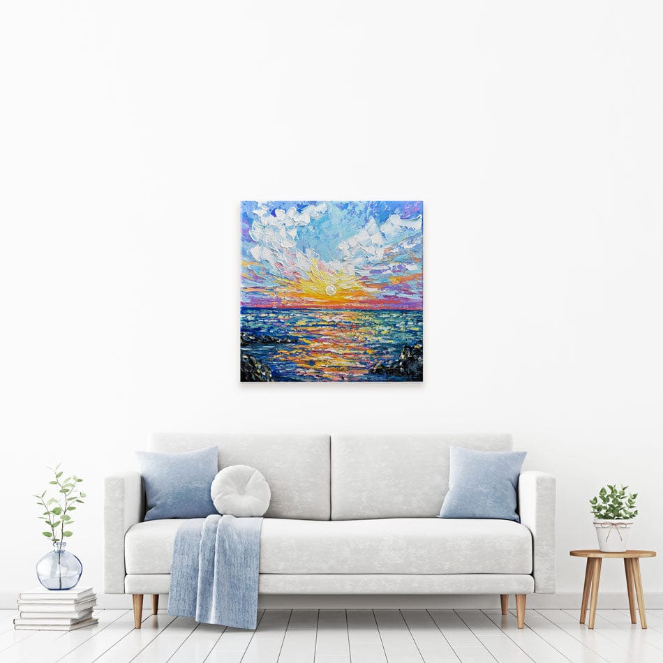 Sunset Gazing Canvas Print wall art product Olga Tkachyk