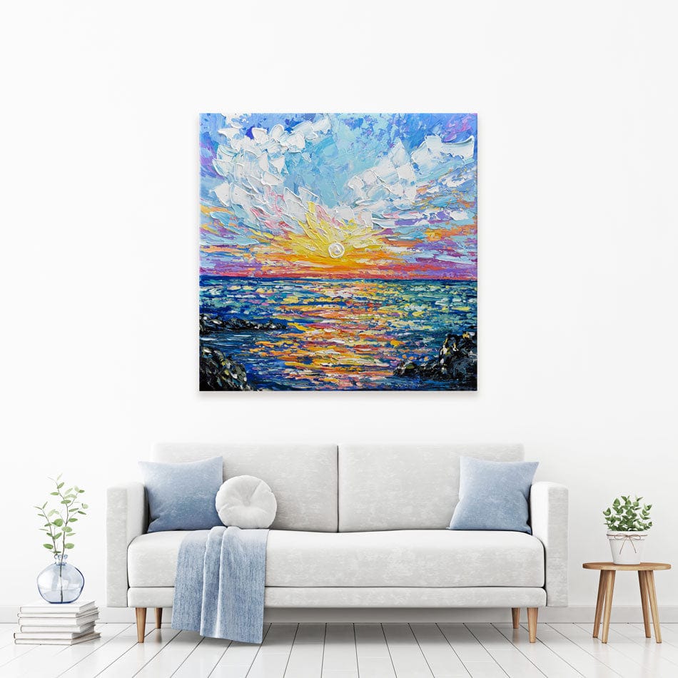 Sunset Gazing Canvas Print wall art product Olga Tkachyk