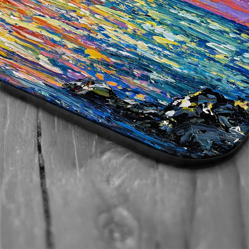 Sunset Gazing Coaster Set Sunset Gazing Coaster Set wall art product Olga Tkachyk