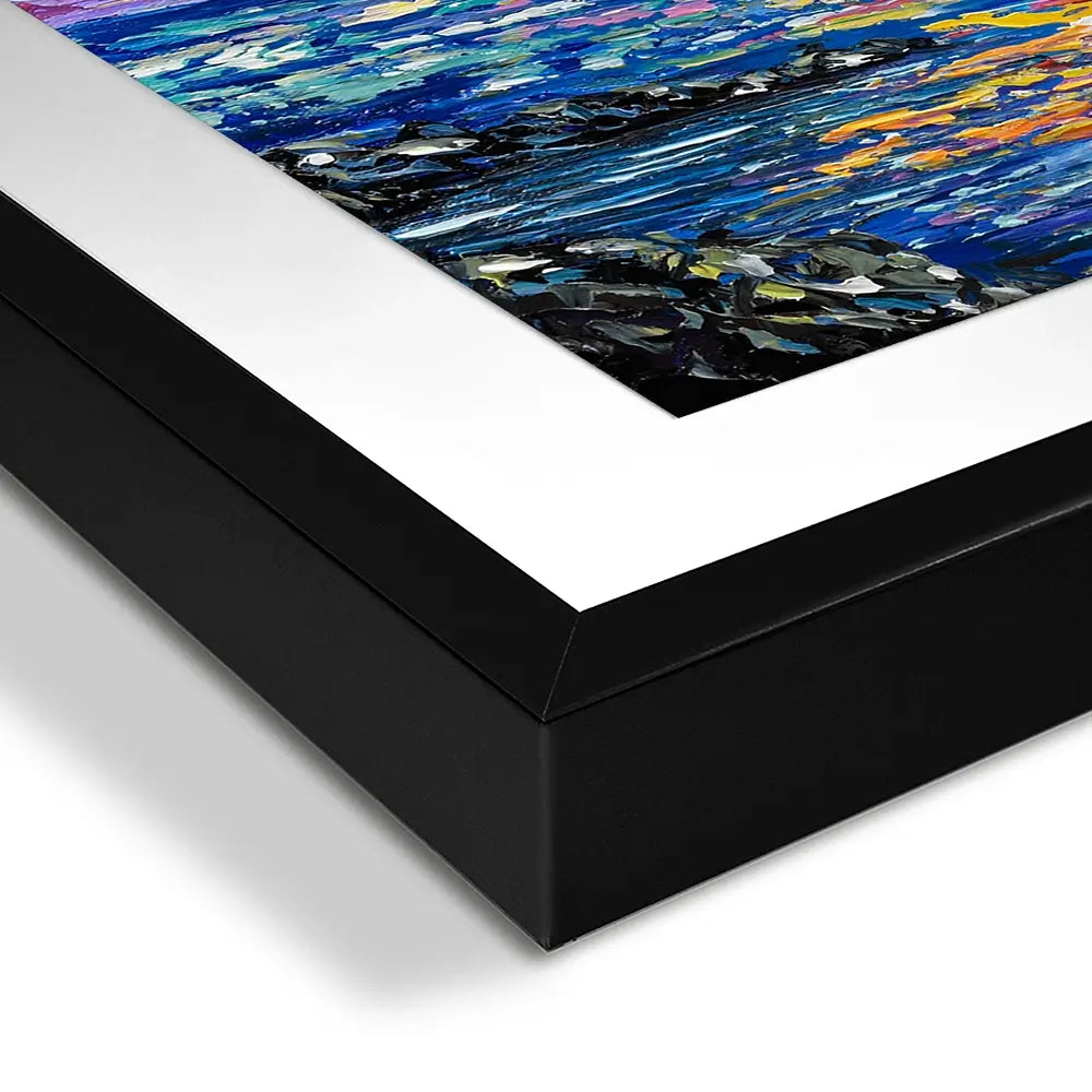 Sunset Gazing Square Framed Art Print Sunset Gazing Square Framed Art Print wall art product Olga Tkachyk