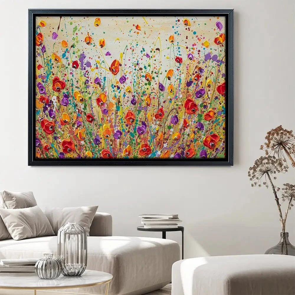 Sunset Meadow Canvas Print Sunset Meadow Canvas Print wall art product Olga Tkachyk