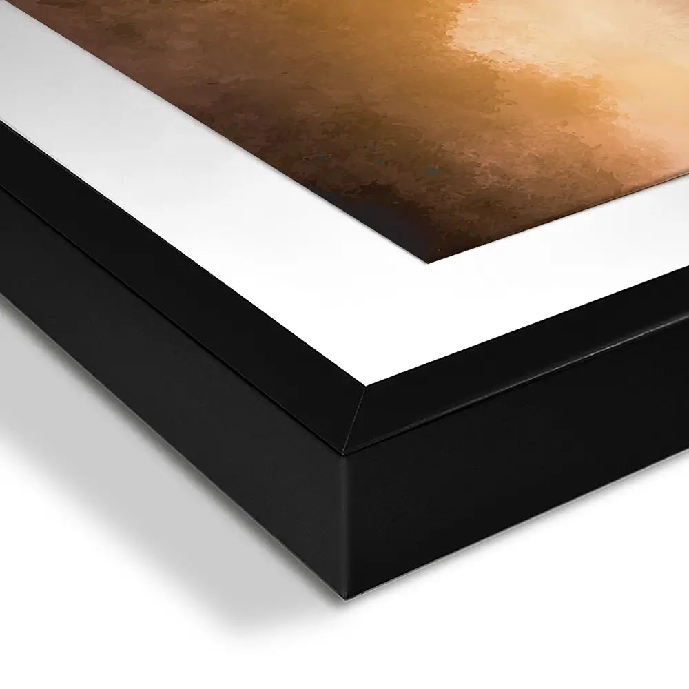 Sunset Mountain Tops Framed Art Print Sunset Mountain Tops Framed Art Print wall art product Art Print Shop