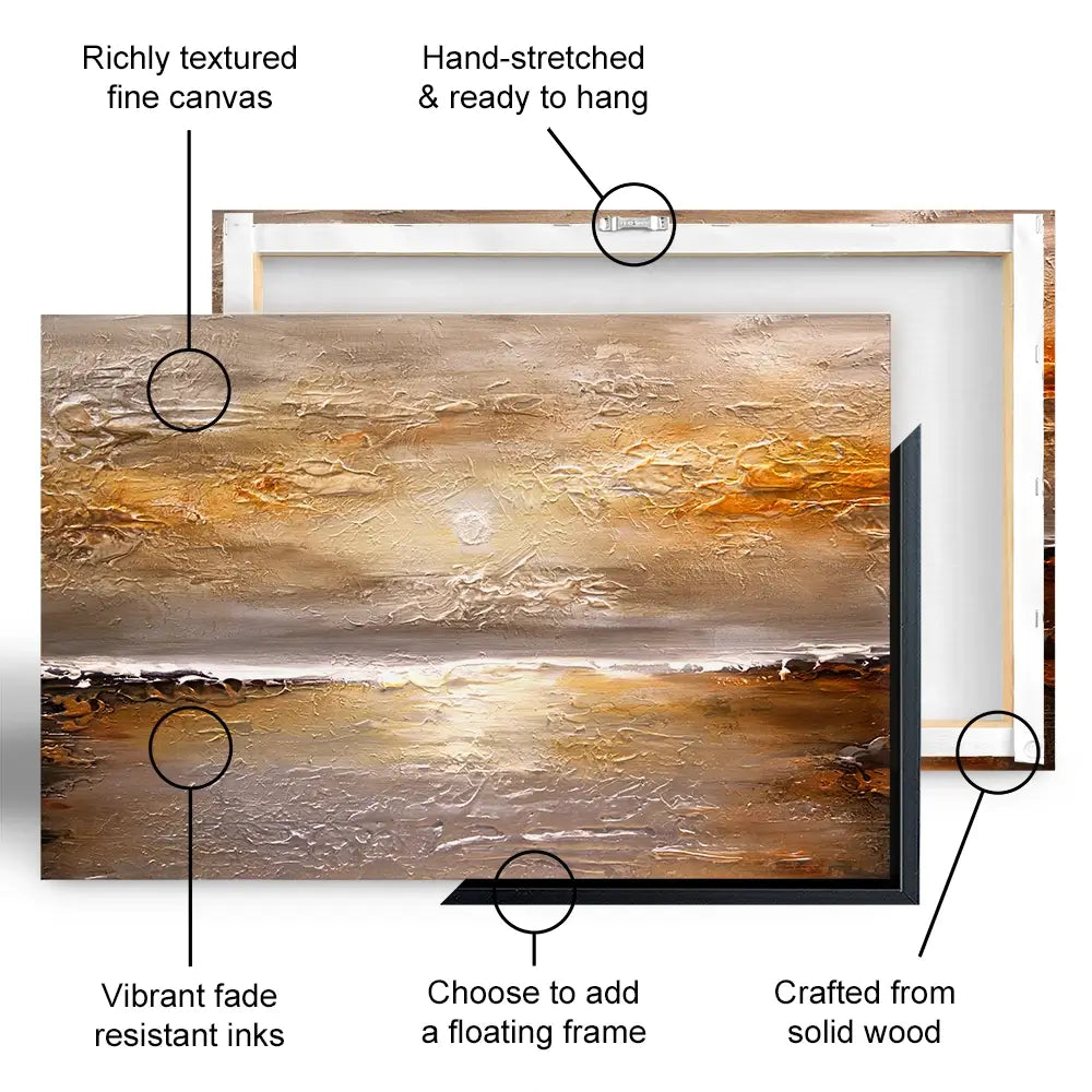 Sunset Oversized Canvas Print Sunset Oversized Canvas Print wall art product Osnat Tzadok
