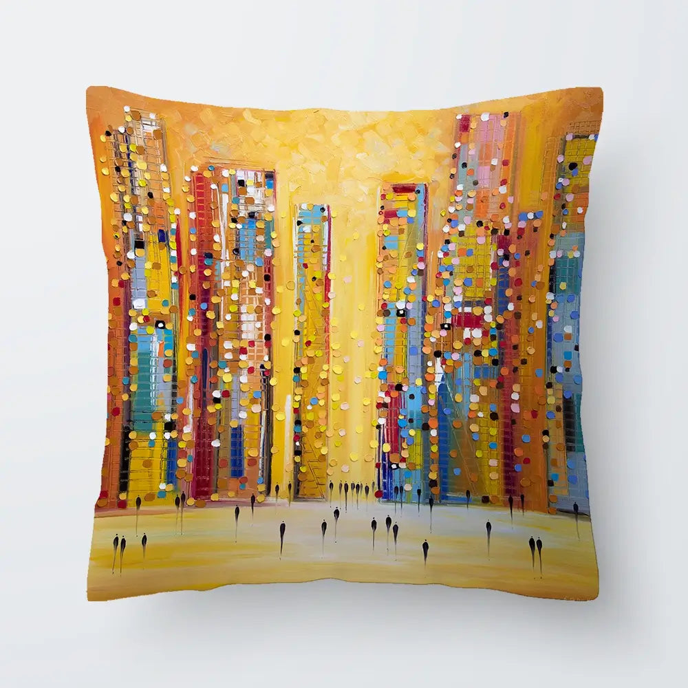 Sunset Reverie Cushion Sunset Reverie Cushion wall art product Ekaterina Ermilkina