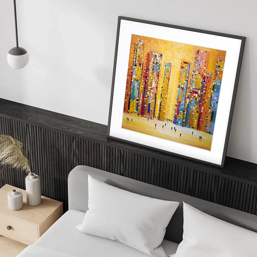Sunset Reverie Framed Art Print Sunset Reverie Framed Art Print wall art product Ekaterina Ermilkina