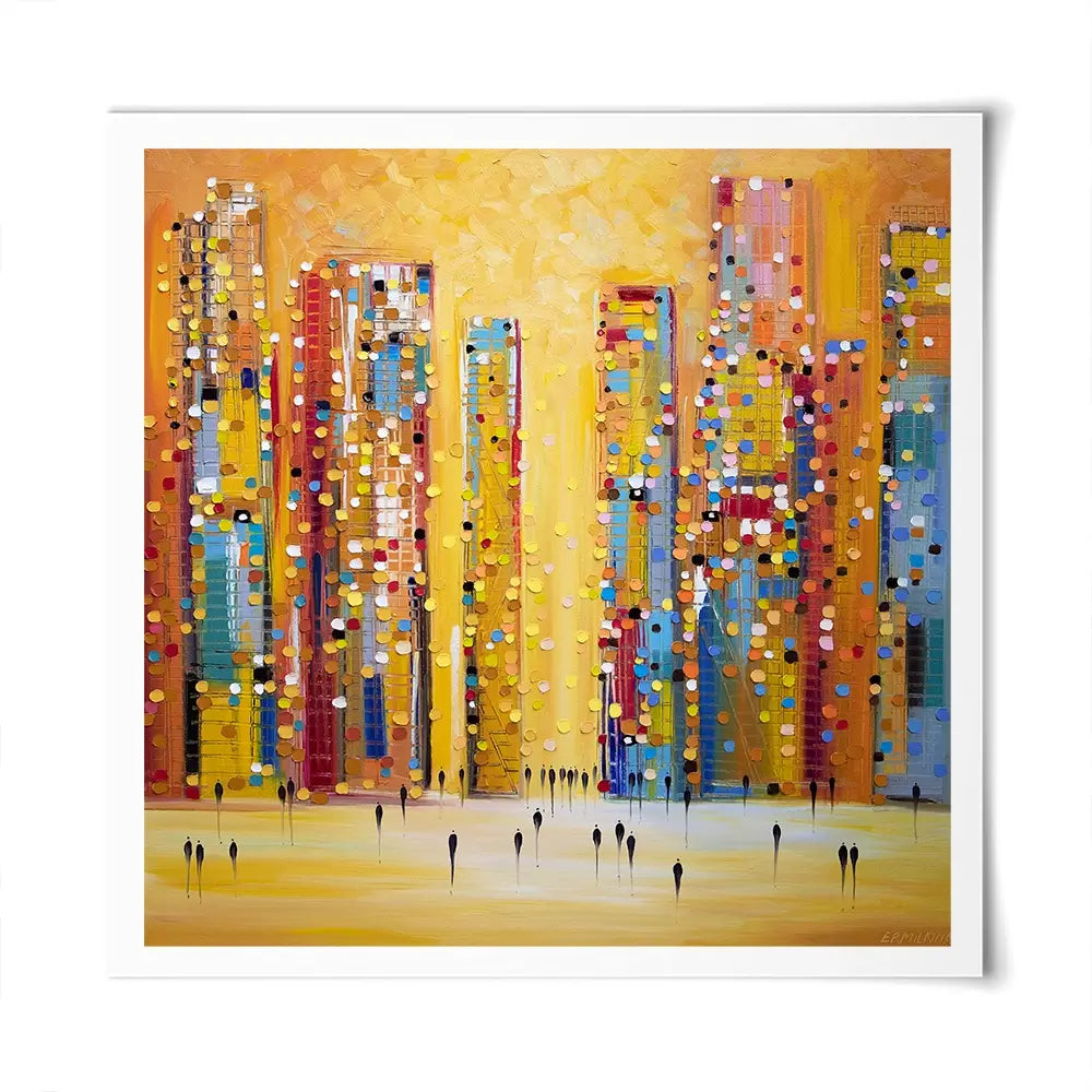 Sunset Reverie Square Art Print Sunset Reverie Square Art Print wall art product Ekaterina Ermilkina