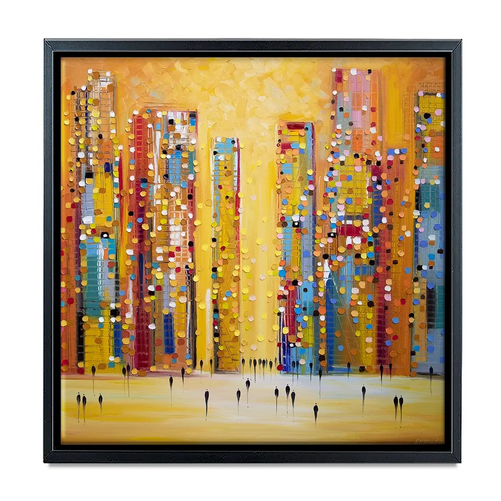 Sunset Reverie Square Canvas Print Sunset Reverie Square Canvas Print wall art product Ekaterina Ermilkina