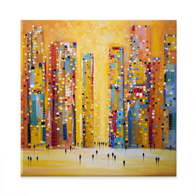 Sunset Reverie Square Canvas Print Sunset Reverie Square Canvas Print wall art product Ekaterina Ermilkina