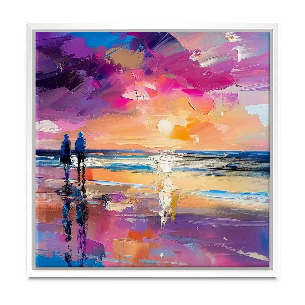 Sunset Strolling Oversized Canvas Print Sunset Strolling Oversized Canvas Print wall art product David Alexander Elder