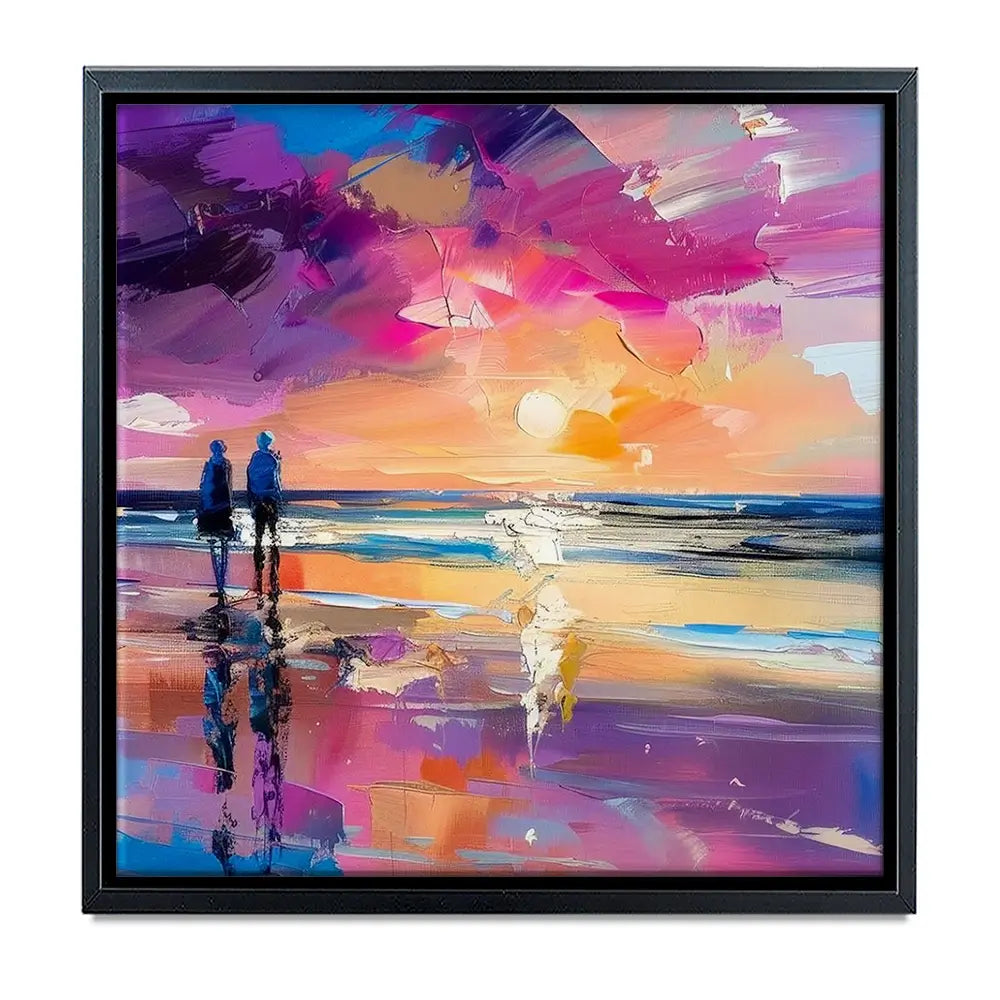 Sunset Strolling Oversized Canvas Print Sunset Strolling Oversized Canvas Print wall art product David Alexander Elder