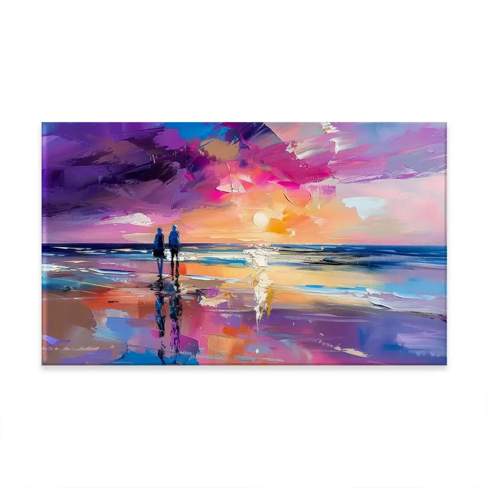 Sunset Strolling Oversized Canvas Print Sunset Strolling Oversized Canvas Print wall art product David Alexander Elder