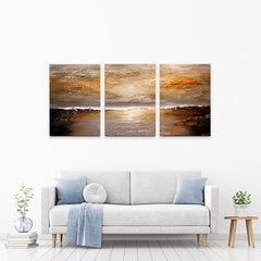 Sunset Trio Canvas Print wall art product Osnat Tzadok