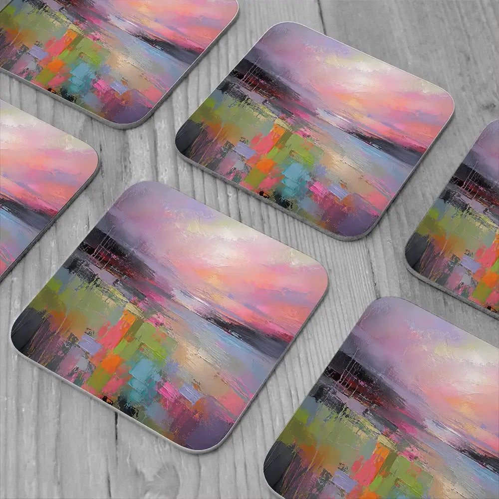 Sunset Wash Coaster Set Sunset Wash Coaster Set wall art product David Alexander Elder