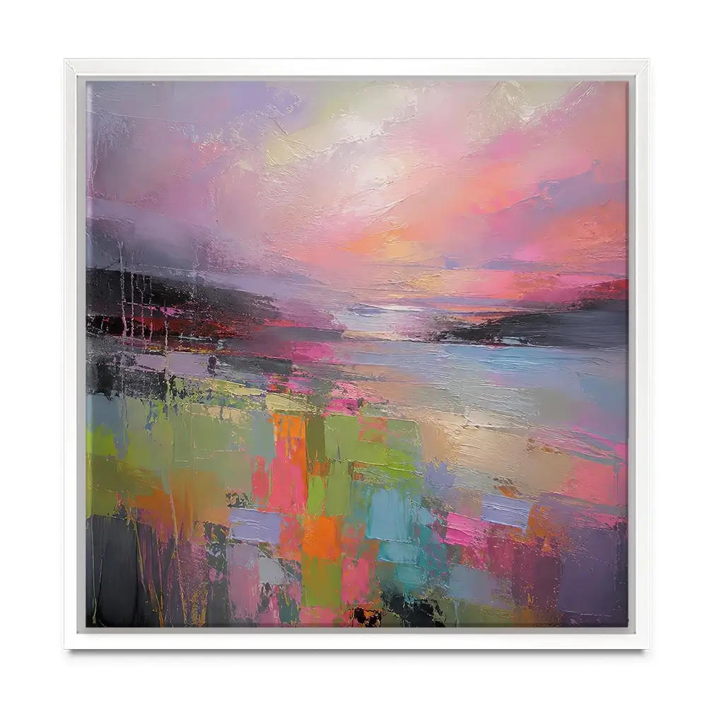 Sunset Wash Square Canvas Print Sunset Wash Square Canvas Print wall art product David Alexander Elder