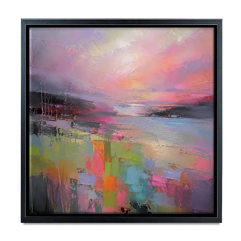 Sunset Wash Square Canvas Print Sunset Wash Square Canvas Print wall art product David Alexander Elder