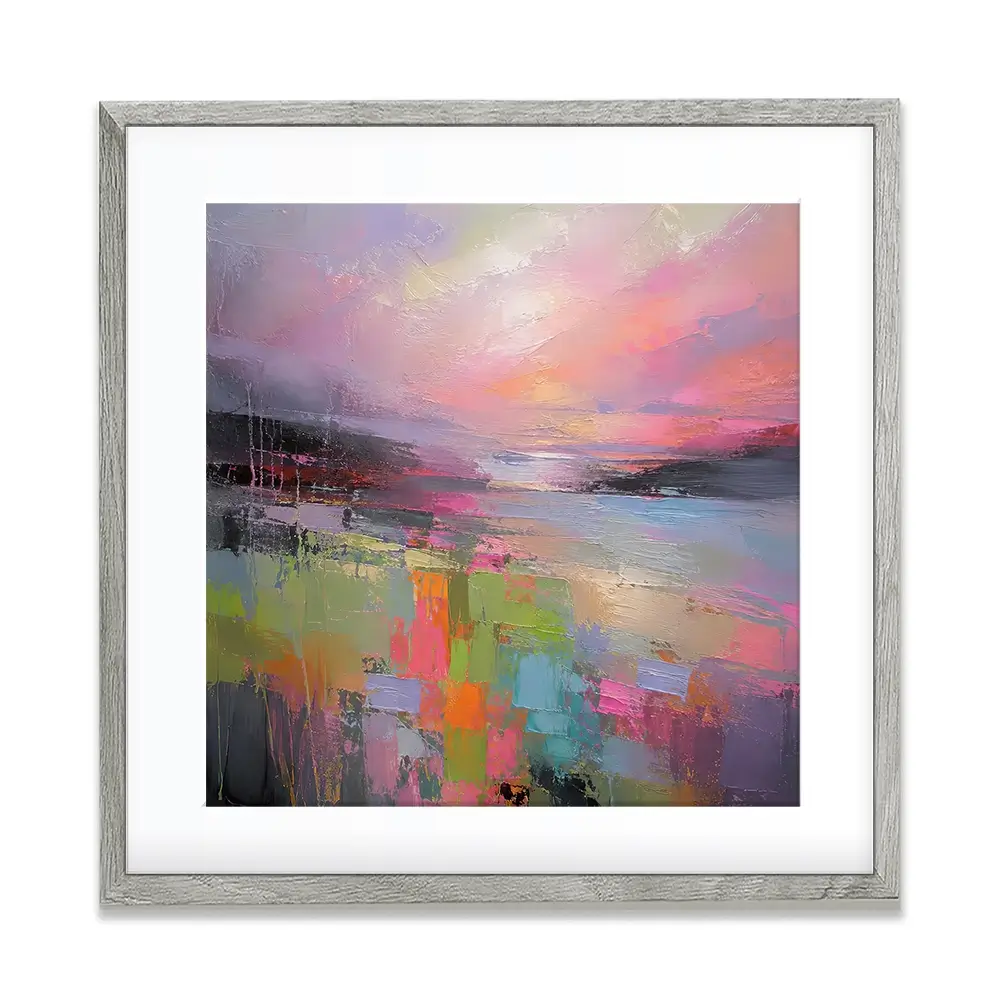 Sunset Wash Square Framed Art Print Sunset Wash Square Framed Art Print wall art product David Alexander Elder