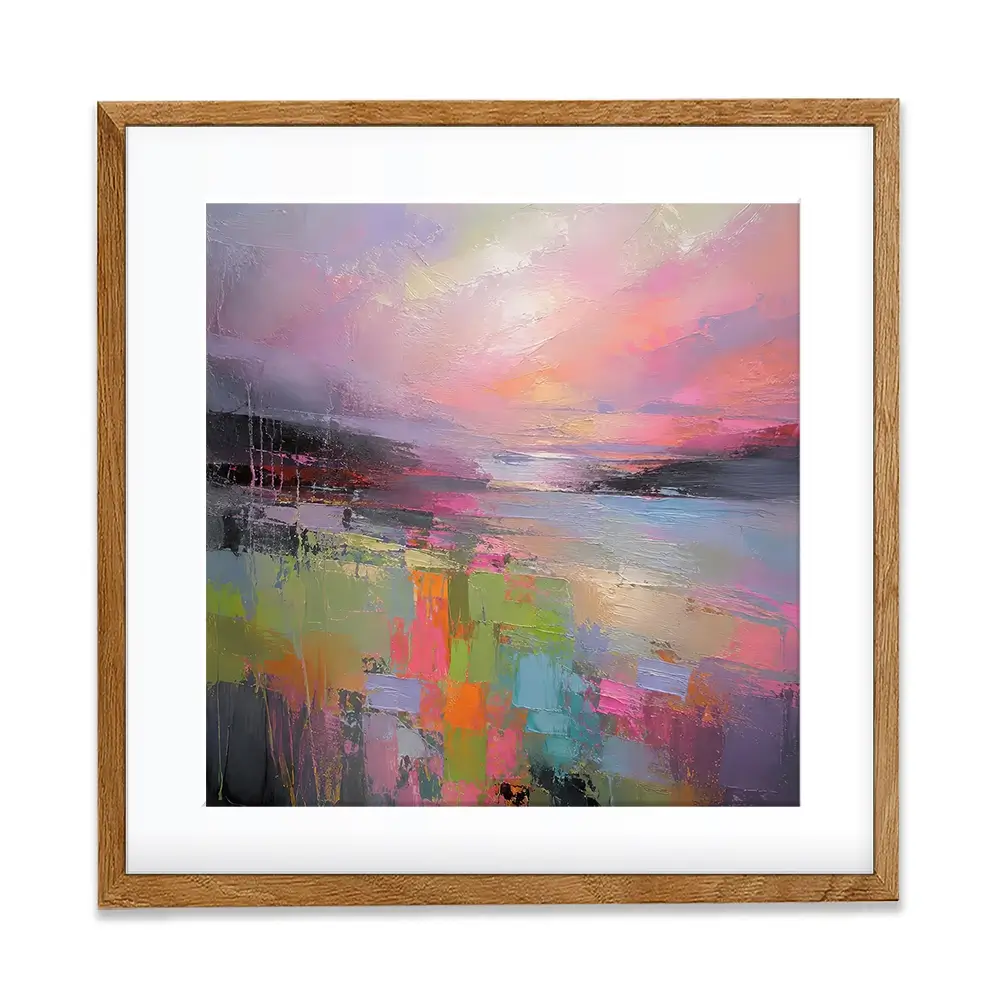 Sunset Wash Square Framed Art Print Sunset Wash Square Framed Art Print wall art product David Alexander Elder